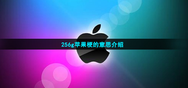 256g苹果是什么梗(256g苹果梗的意思介绍)