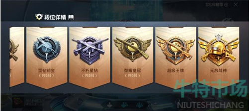 和平精英ss16赛季段位继承表