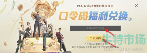 和平精英四排节口令码怎么用