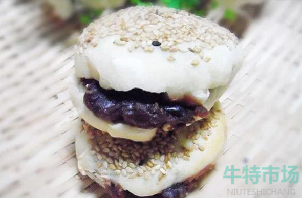 支付宝传统小吃蛤蟆吐蜜的馅料是