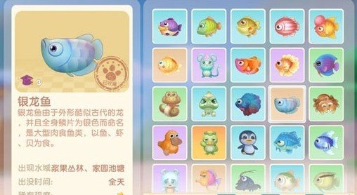 摩尔庄园手游银龙鱼在什么位置