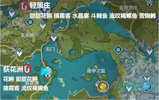 原神苦炮鲀在哪里
