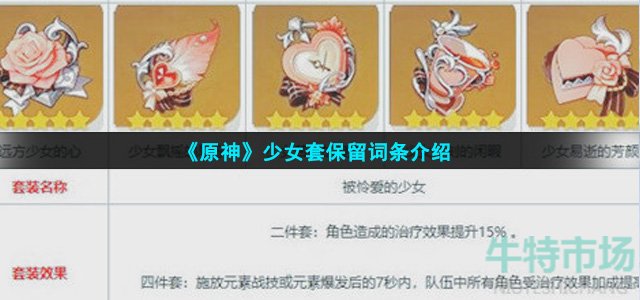 原神少女套保留什么词条