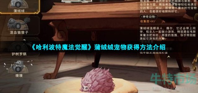 哈利波特魔法觉醒蒲绒绒怎么获得